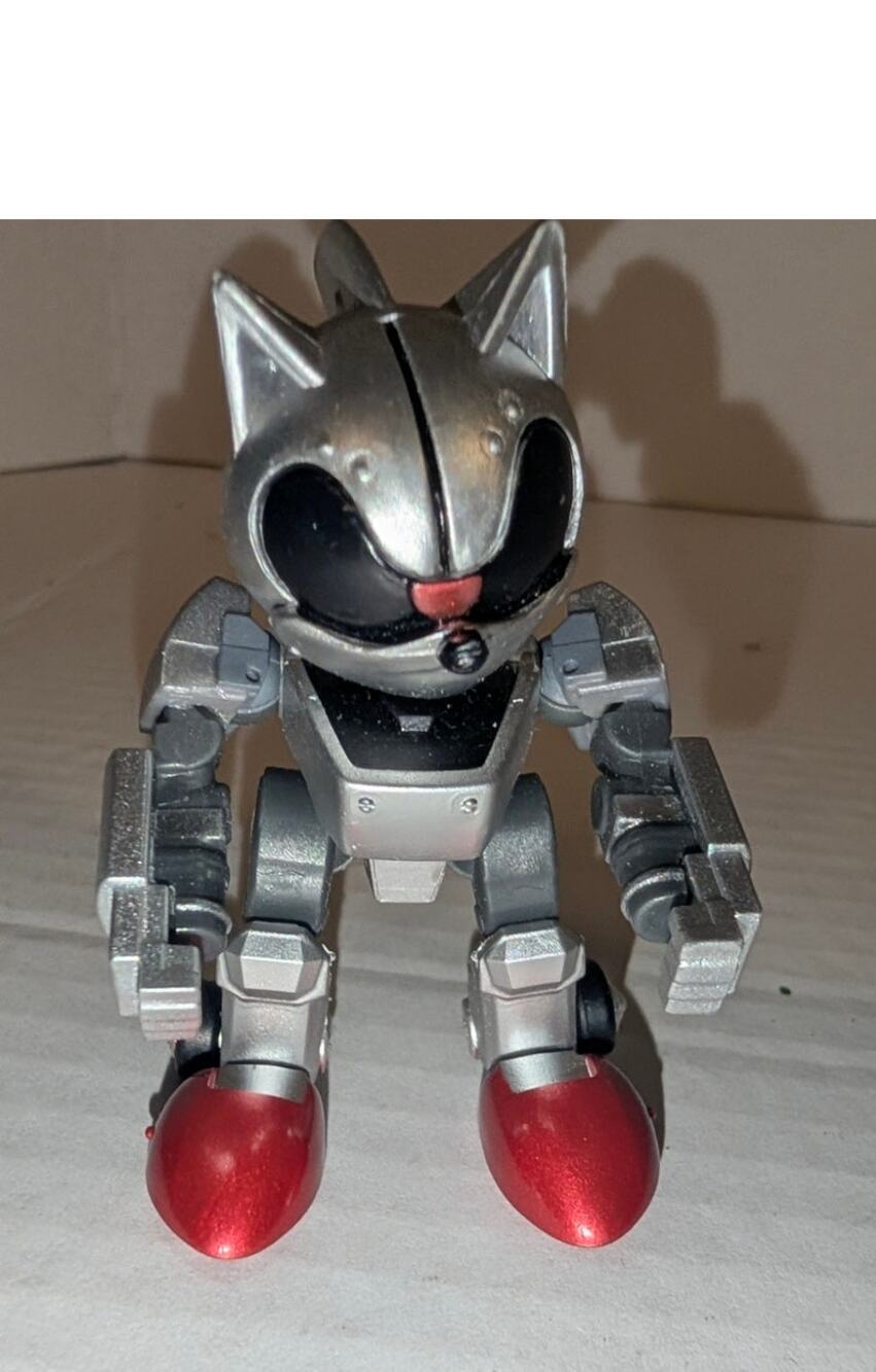 Sonic the Hedgehog Mecha Sonic 4" Scale Action Figure Jakks Pacific Loose